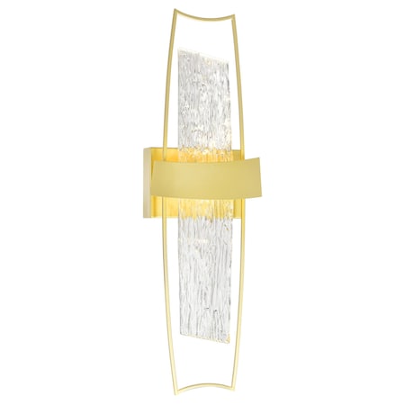 Cwi Lighting Guadiana Integrated LED Satin Gold Wall Light 1246W8-602